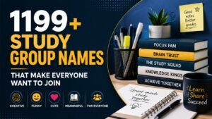 1199+ Study Group Names That Make Everyone Want to Join
