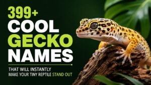 399+ Cool Gecko Names That Will Instantly Make Your Tiny Reptile Stand Out 