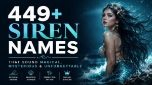 449+ Siren Names That Sound Magical, Mysterious & Unforgettable