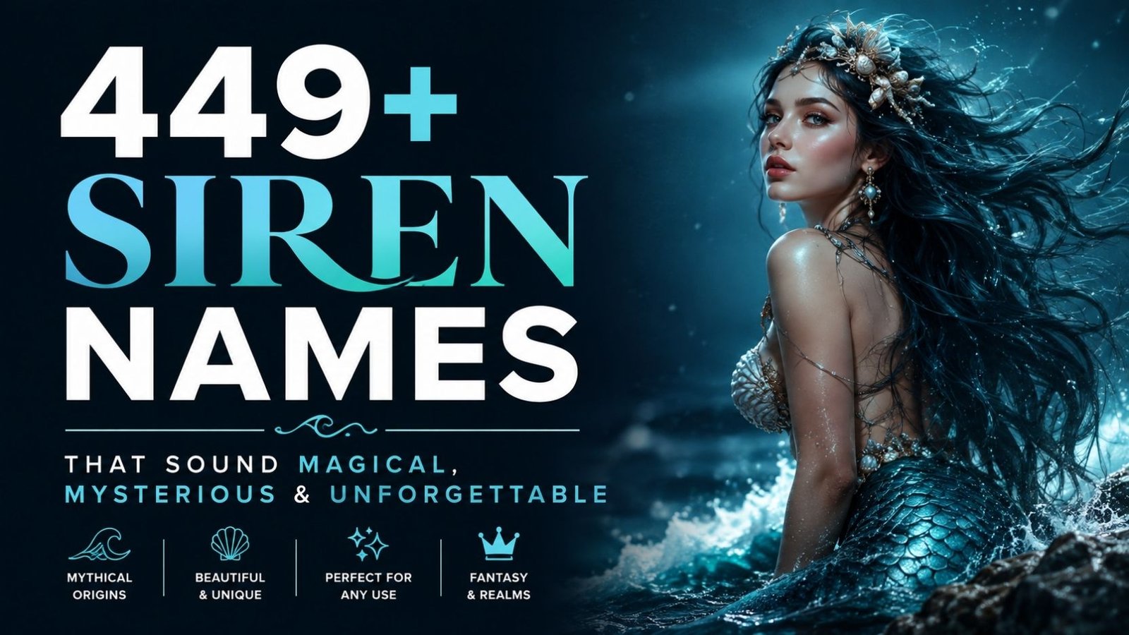 449+ Siren Names That Sound Magical, Mysterious & Unforgettable