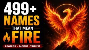 499+ Names That Mean Fire You’ll Wish You Found Sooner 