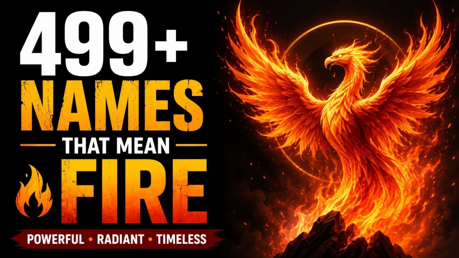 499+ Names That Mean Fire You’ll Wish You Found Sooner