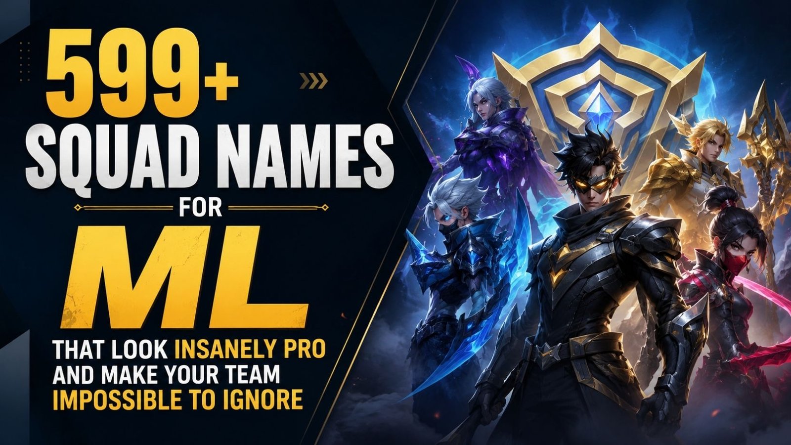 599+ Squad Names For ML That Look Insanely Pro and Make Your Team Impossible to Ignore