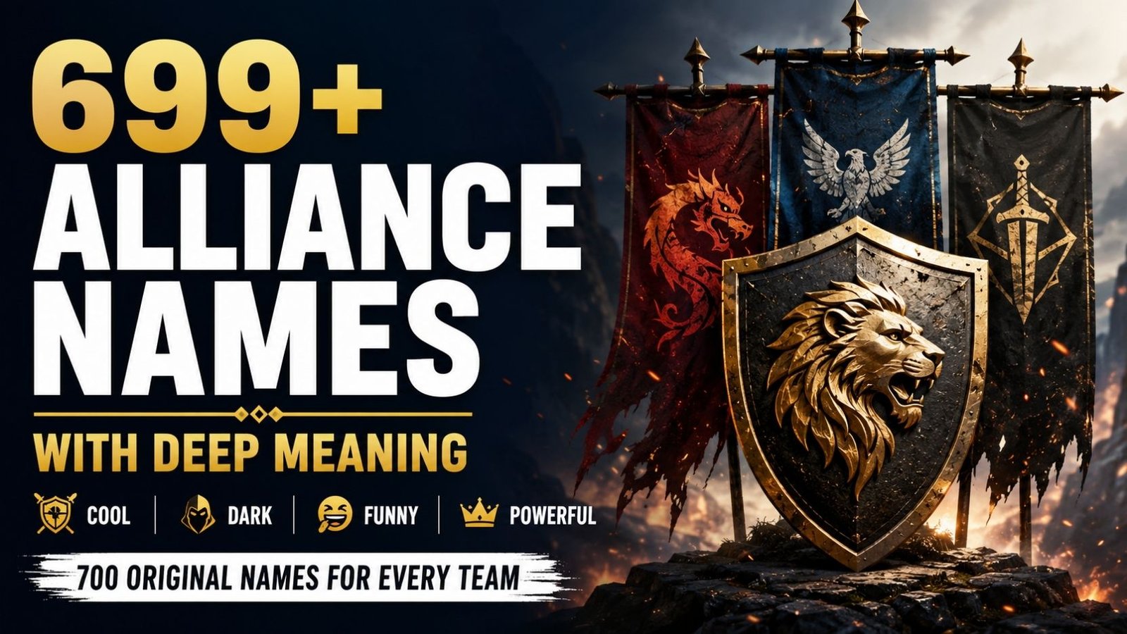 699+ Alliance Names With Deep Meaning That Will Make Your Team Unforgettable