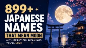 899+ Japanese Names That Mean Moon With Beautiful Meanings You’ll Love 