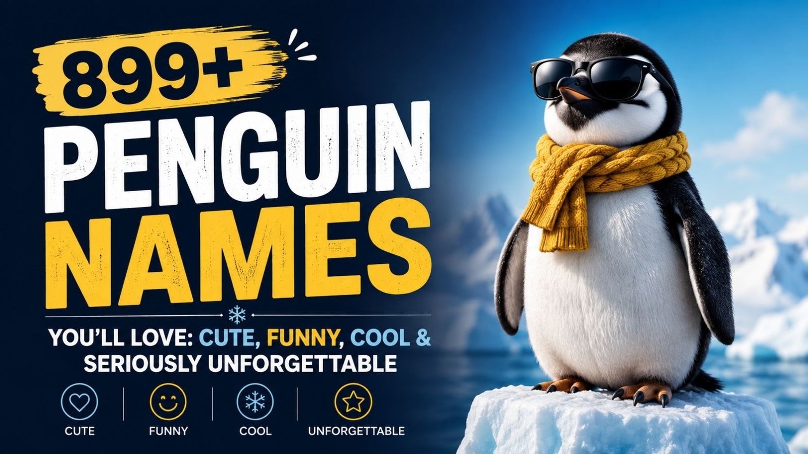 899+ Penguin Names You’ll Love: Cute, Funny, Cool & Seriously Unforgettable