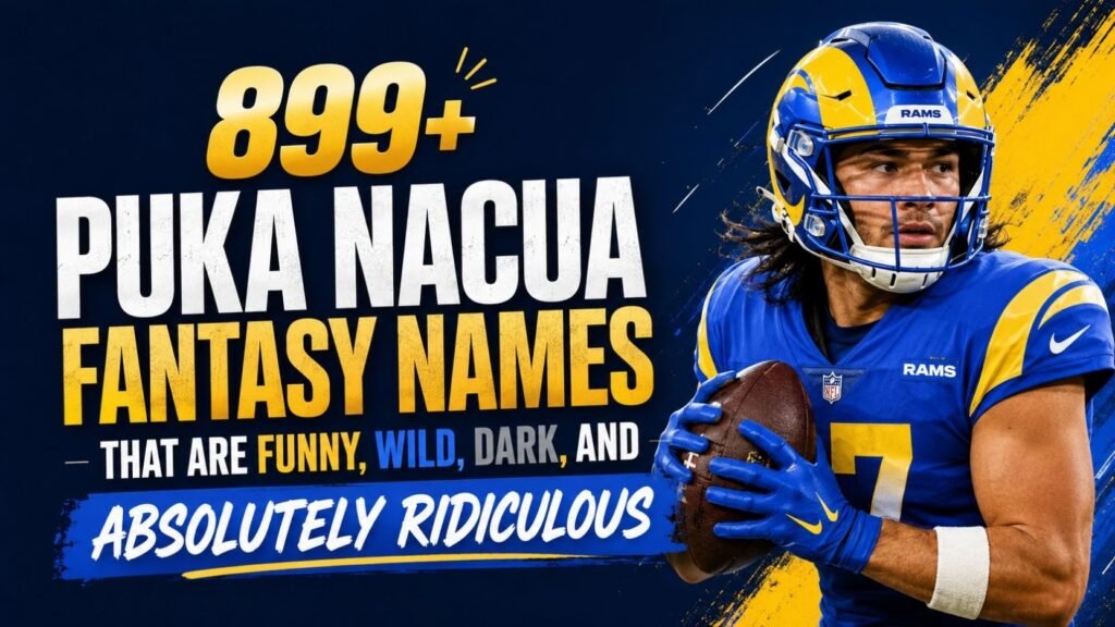 899+ Puka Nacua Fantasy Names That Are Funny, Wild, Dark, and Absolutely Ridiculous 