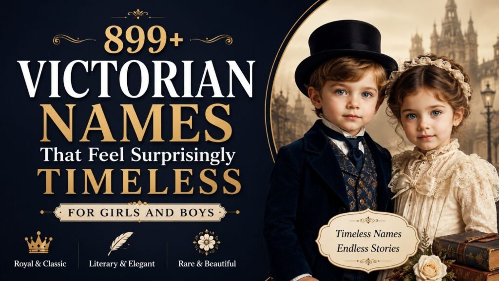 899+ Victorian Names That Feel Surprisingly Timeless For Girls And Boys 
