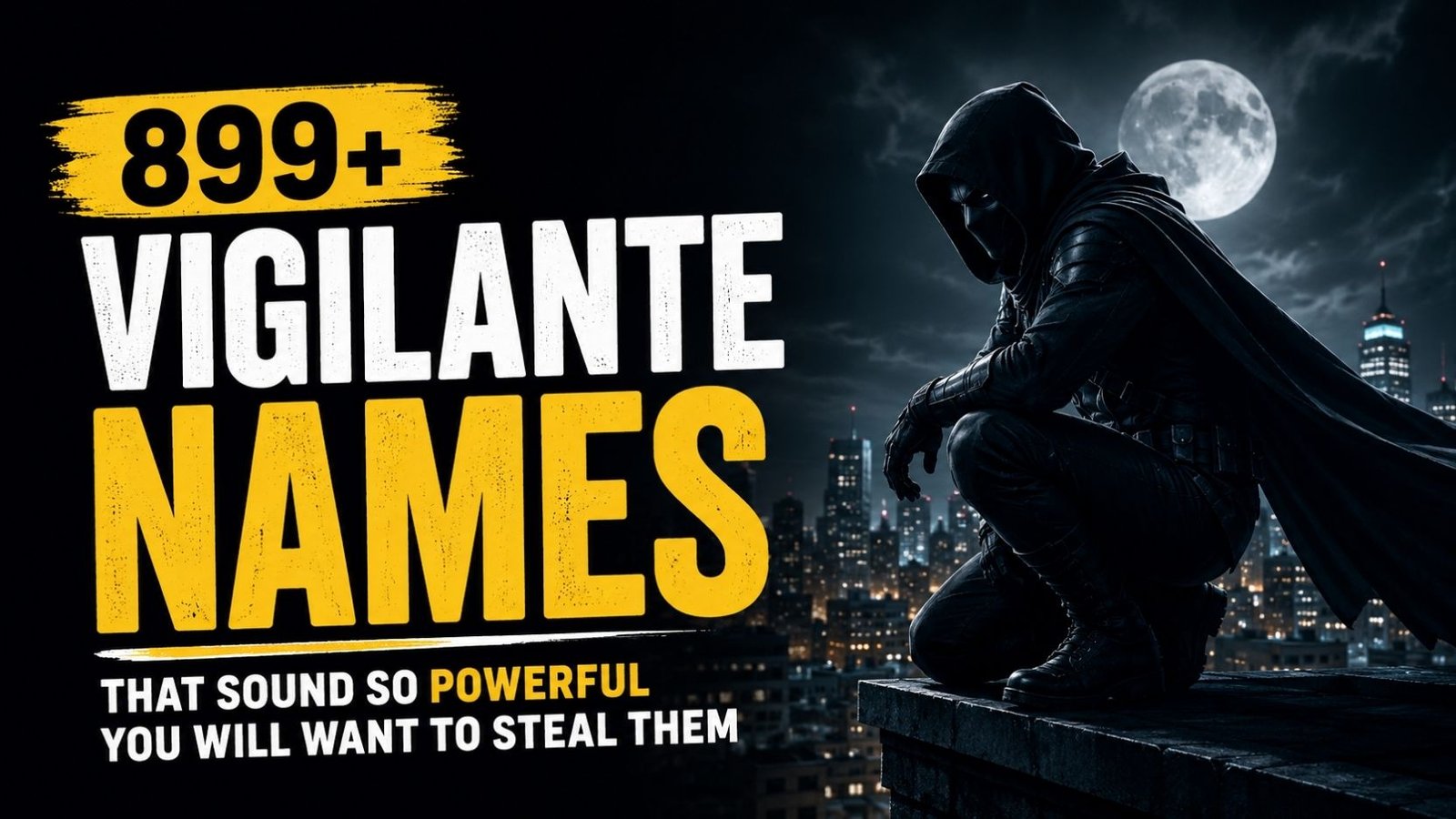 899+ Vigilante Names That Sound So Powerful You Will Want To Steal Them 
