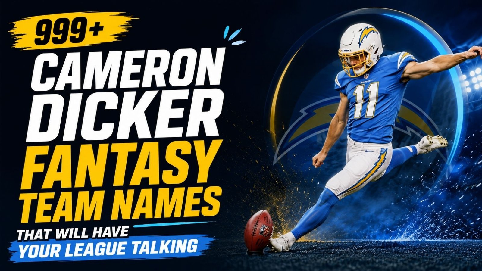 999+ Cameron Dicker Fantasy Team Names That Will Have Your League Talking