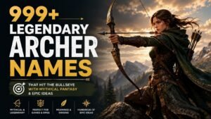 999+ Legendary Archer Names That Hit the Bullseye With Mythical Fantasy And Epic Ideas