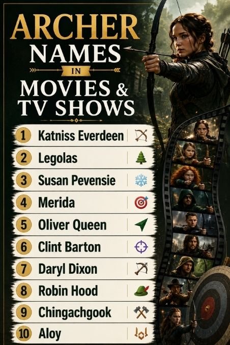Archer Names In Movies And TV Shows