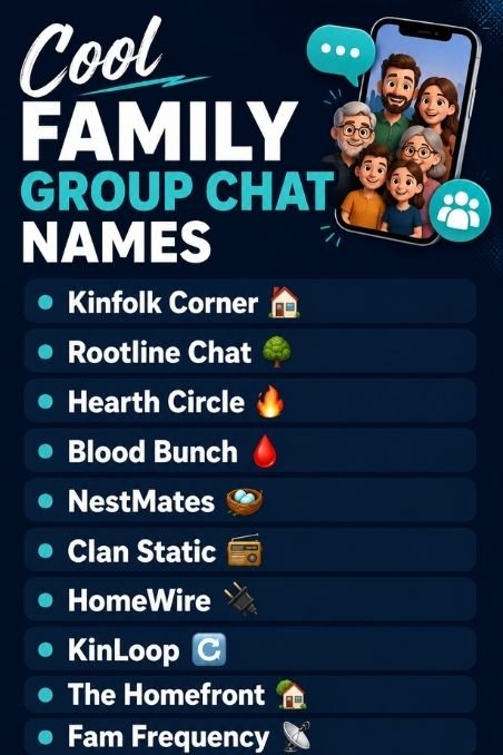 Cool Family Group Chat Names