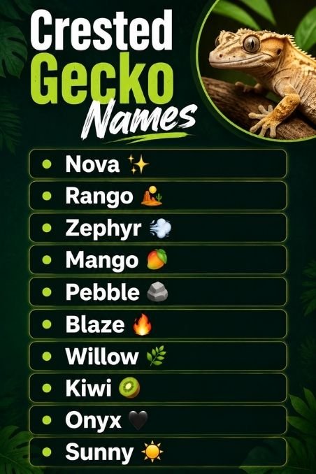 Crested Gecko Names