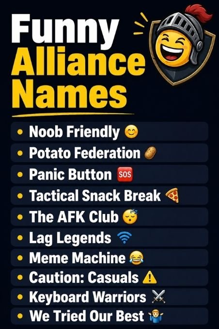 Funny Alliance Names