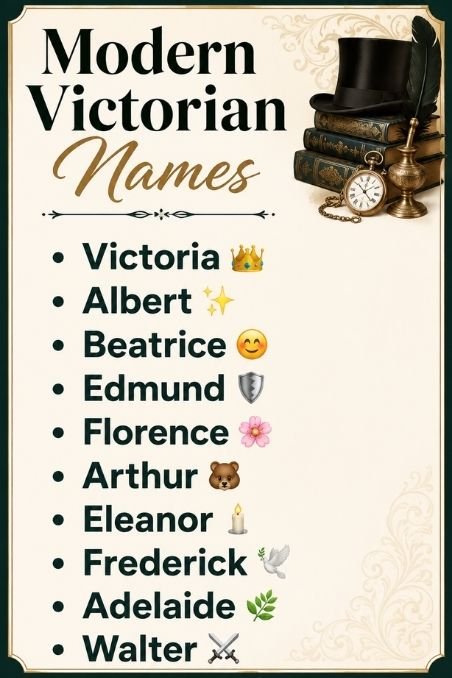 Modern Victorian Names