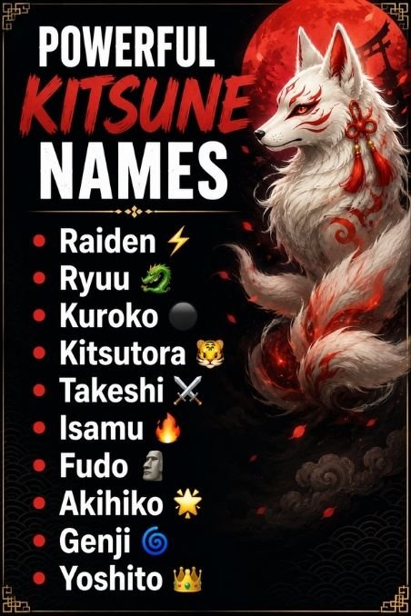 Powerful Kitsune Names