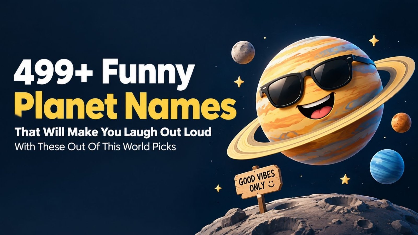 499+ Funny Planet Names That Will Make You Laugh Out Loud With These Out Of This World Picks