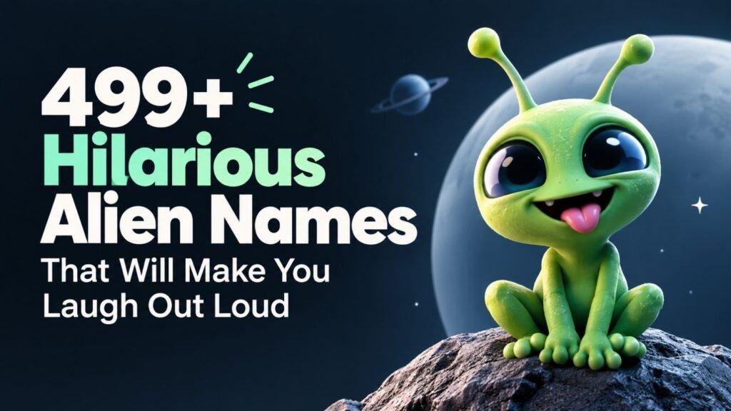 499+ Hilarious Alien Names That Will Make You Laugh Out Loud 