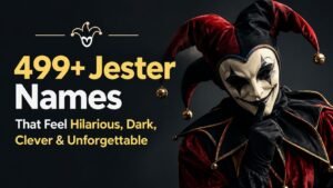 499+ Jester Names That Feel Hilarious, Dark, Clever & Unforgettable