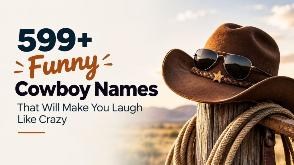 599+ Funny Cowboy Names That Will Make You Laugh Like Crazy