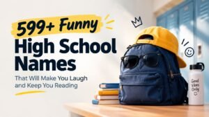 599+ Funny High School Names That Will Make You Laugh and Keep You Reading