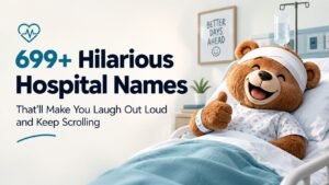 699+ Hilarious Hospital Names That’ll Make You Laugh Out Loud and Keep Scrolling 