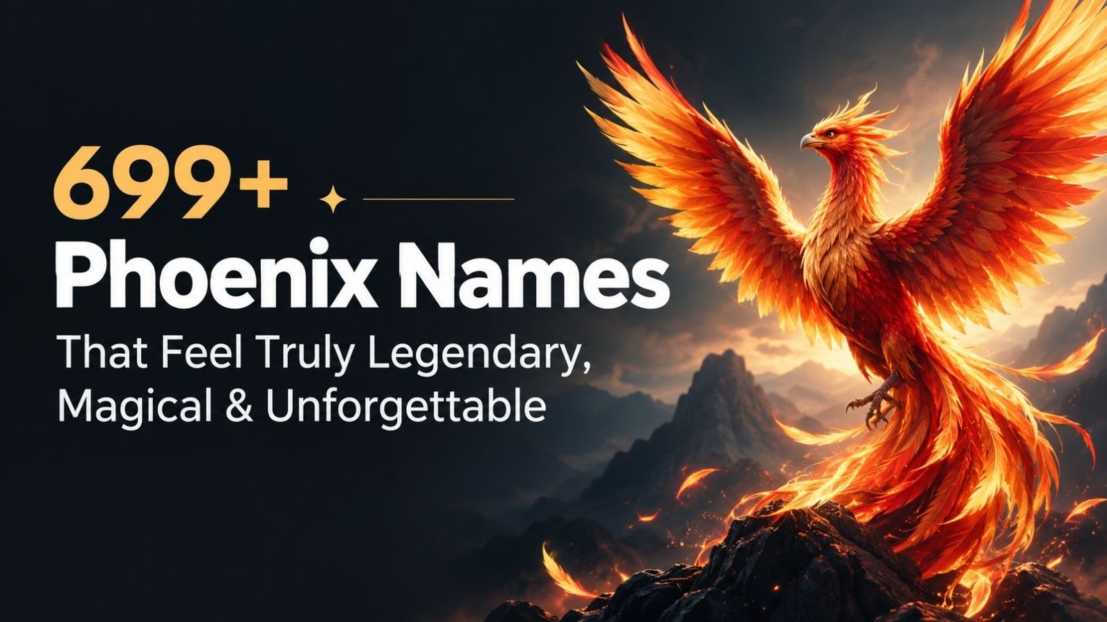 699+ Phoenix Names That Feel Truly Legendary, Magical & Unforgettable