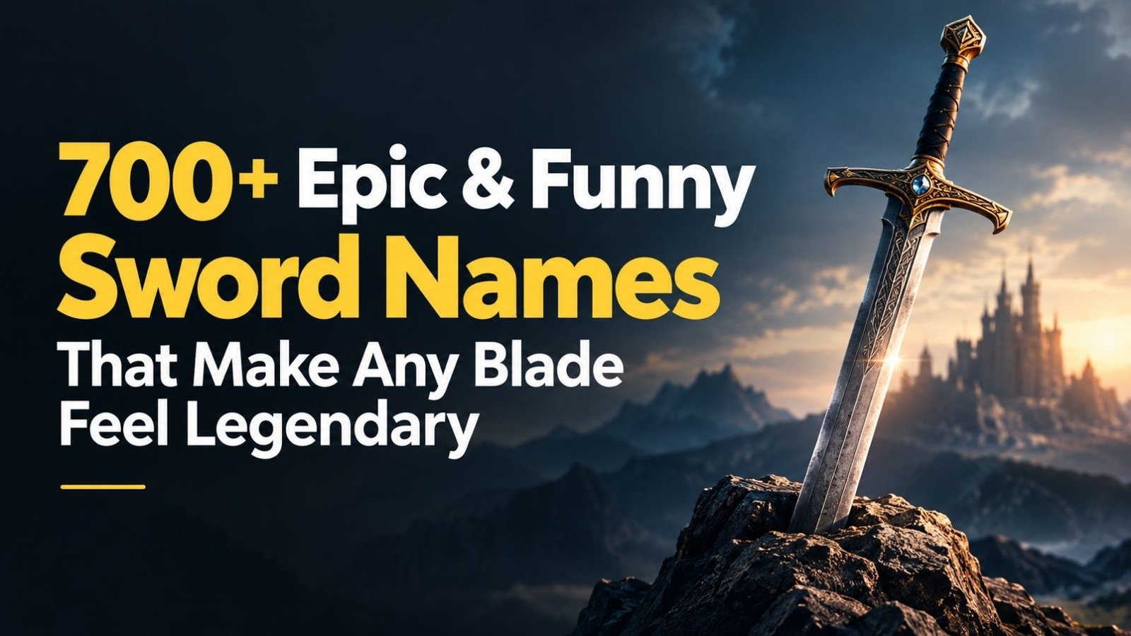700+ Epic & Funny Sword Names That Make Any Blade Feel Legendary