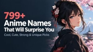 799+ Anime Names That Will Surprise You: Cool, Cute, Strong & Unique Picks