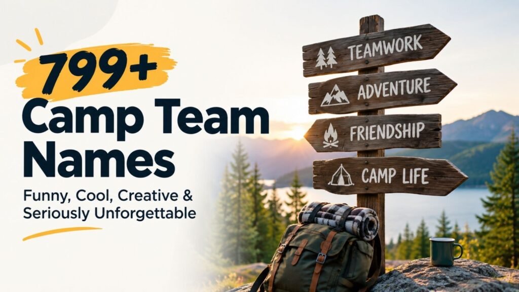 799+ Camp Team Names: Funny, Cool, Creative & Seriously Unforgettable 