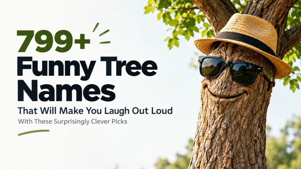799+ Funny Tree Names That Will Make You Laugh Out Loud With These Surprisingly Clever Picks 