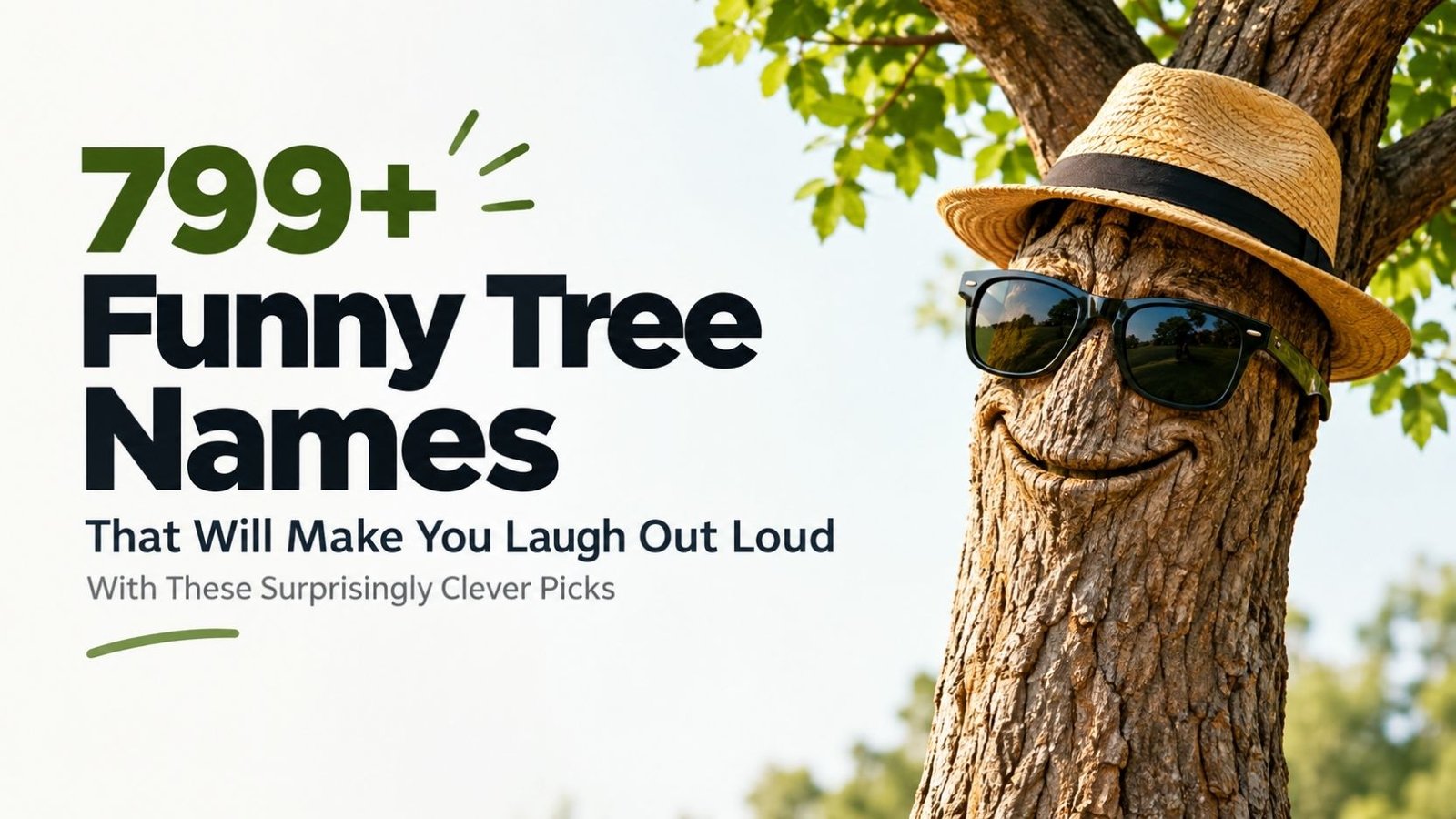 799+ Funny Tree Names That Will Make You Laugh Out Loud With These Surprisingly Clever Picks