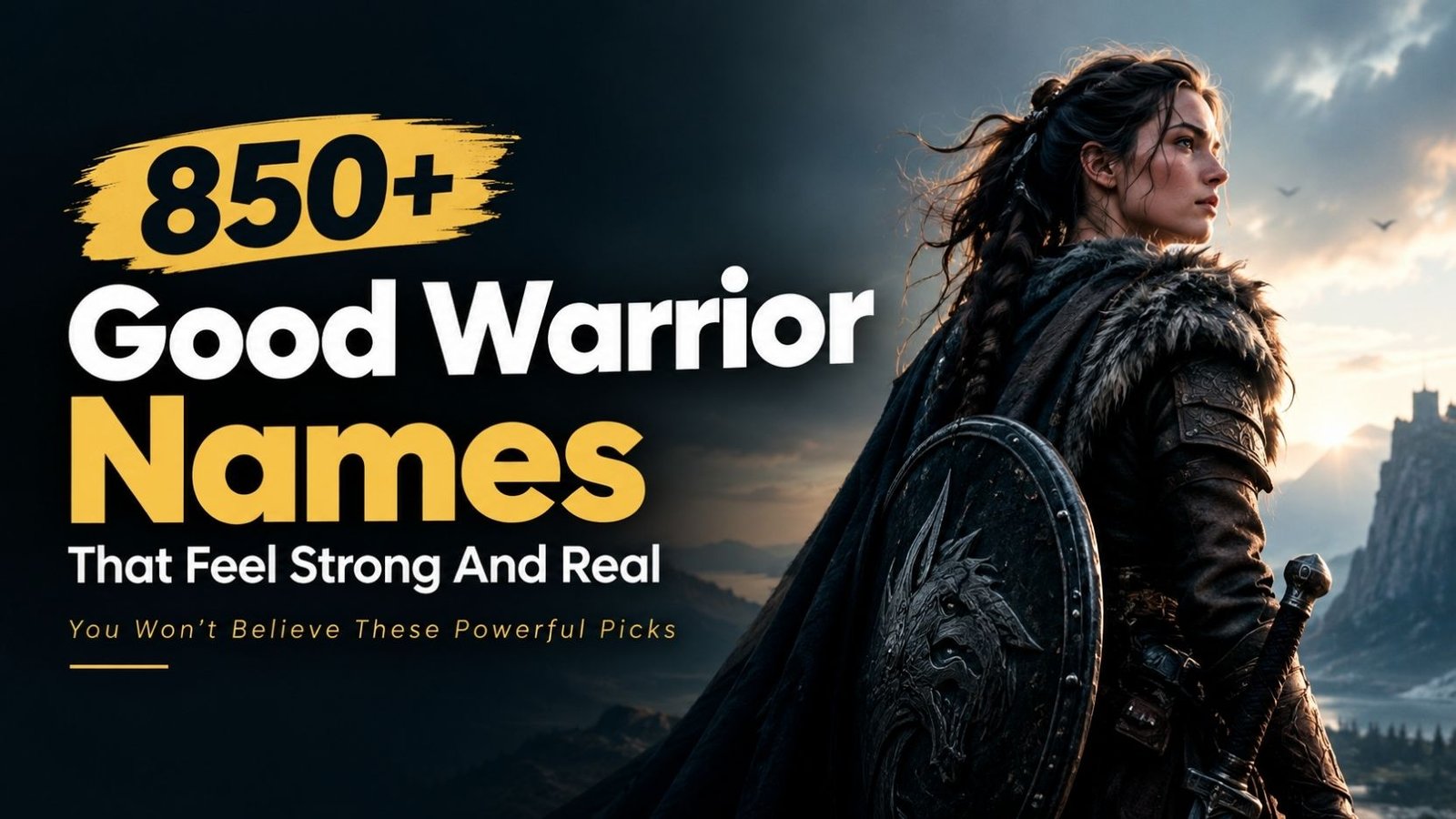 850+ Good Warrior Names That Feel Strong And Real You Won’t Believe These Powerful Picks 