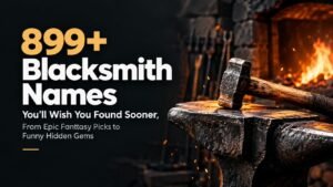 899+ Blacksmith Names You’ll Wish You Found Sooner, From Epic Fantasy Picks to Funny Hidden Gems