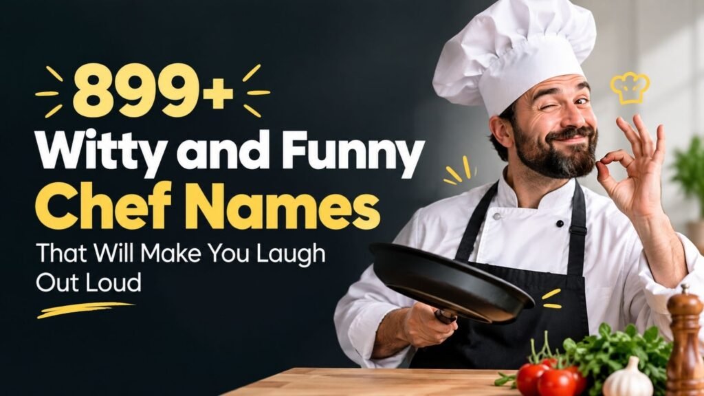 899+ Witty and Funny Chef Names That Will Make You Laugh Out Loud 