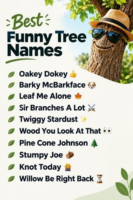 Best Funny Tree Names