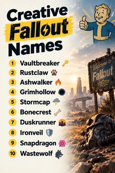 Creative Fallout Names