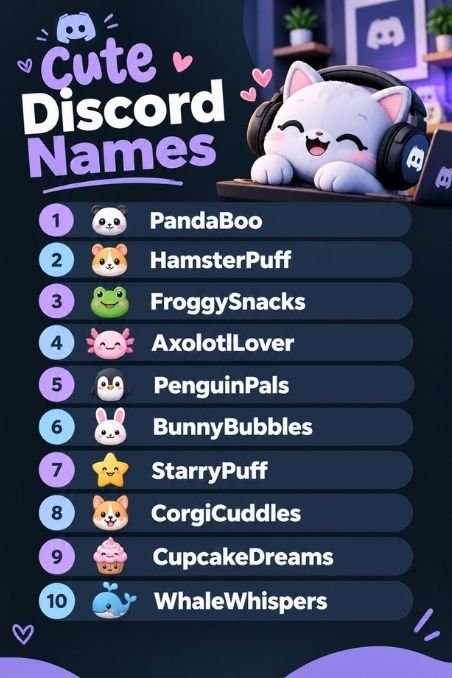 Cute Discord Names