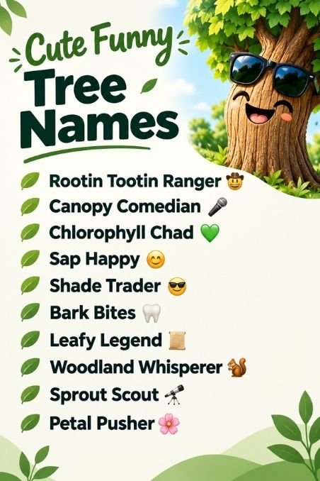 Cute Funny Tree Names