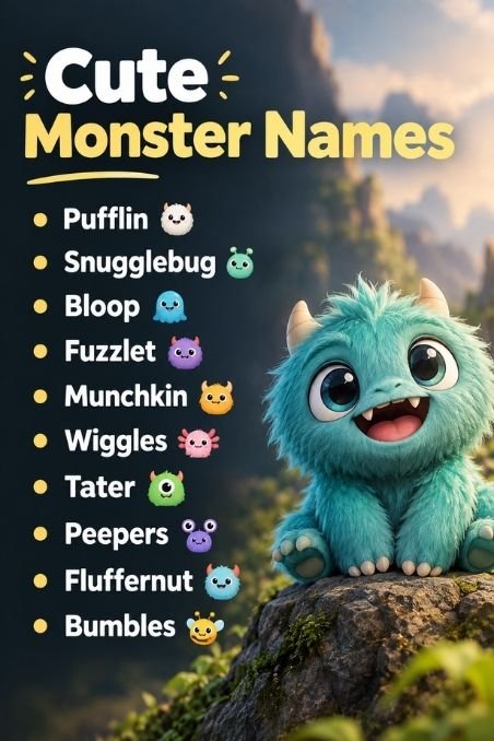 Cute Monster Names