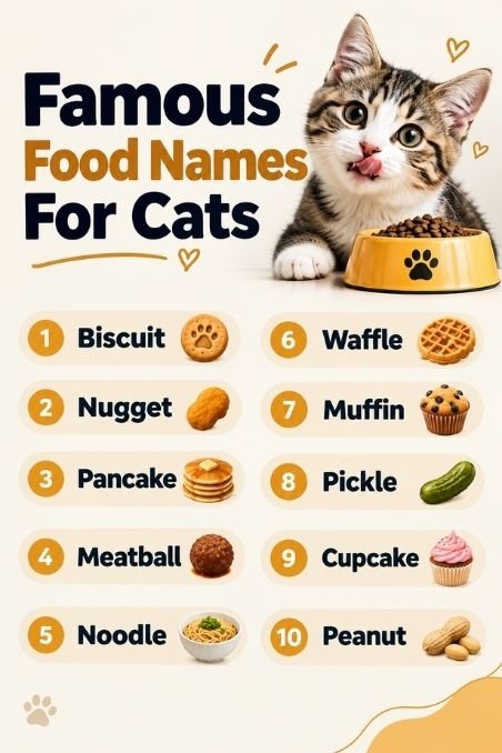 Famous Food Names For Cats