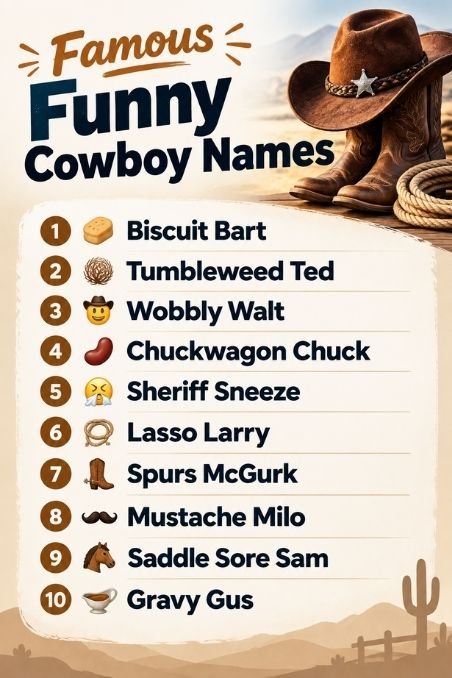 Famous Funny Cowboy Names