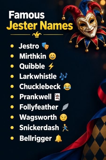 Famous Jester Names