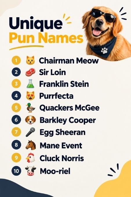 Unique Pun Names