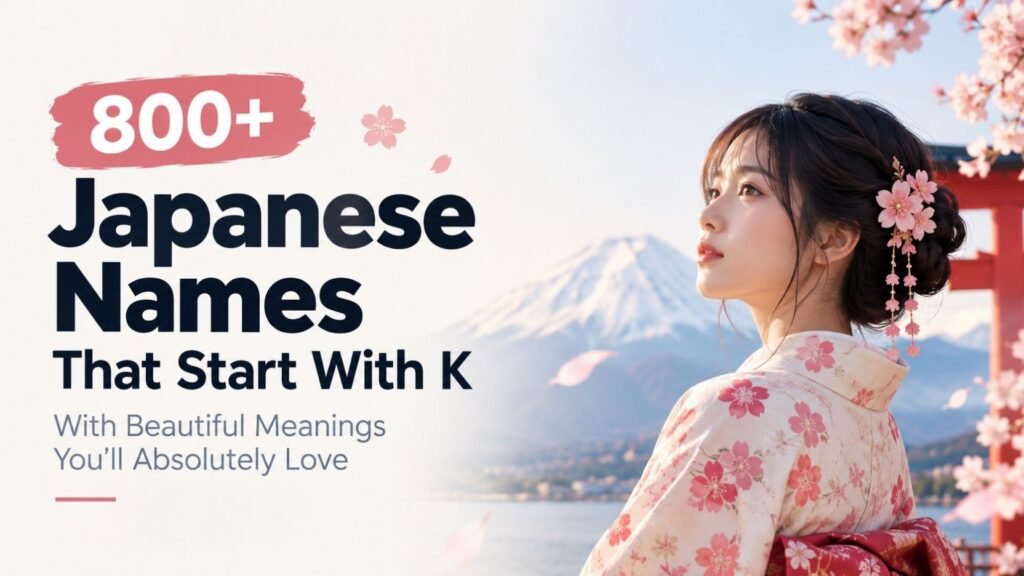 800+ Japanese Names That Start With K With Beautiful Meanings You’ll Absolutely Love