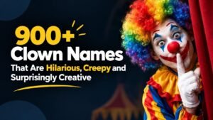 900+ Clown Names That Are Hilarious, Creepy and Surprisingly Creative