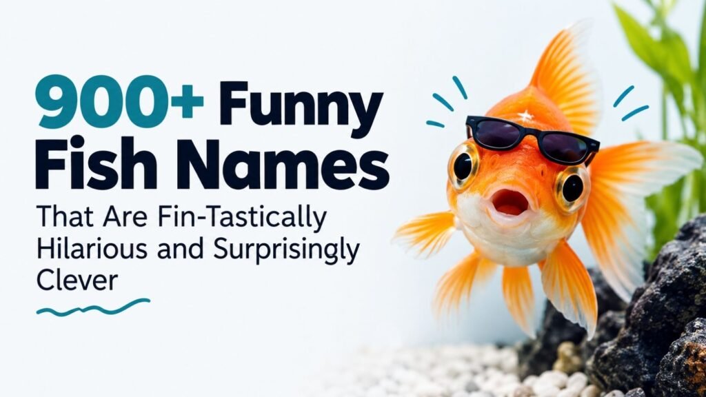 900+ Funny Fish Names That Are Fin-Tastically Hilarious and Surprisingly Clever