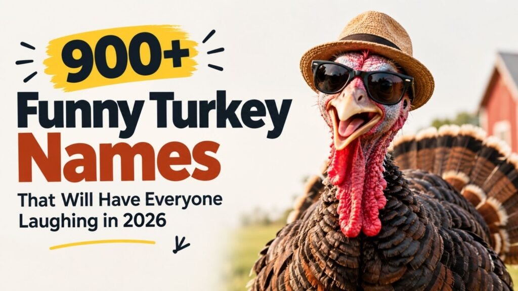 900+ Funny Turkey Names That Will Have Everyone Laughing in 2026