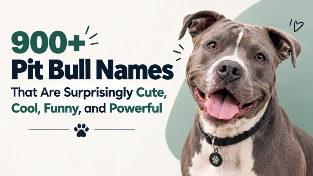 900+ Pit Bull Names That Are Surprisingly Cute, Cool, Funny, and Powerful